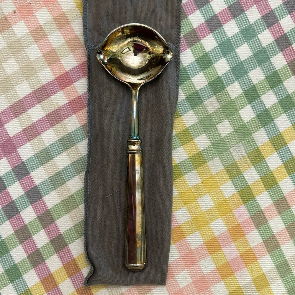 Williams Sonoma silver plated ladle